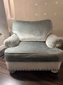 2 Velvet Living Room Chairs