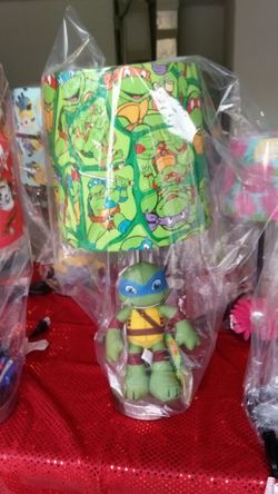 Ninja turtles lamp table