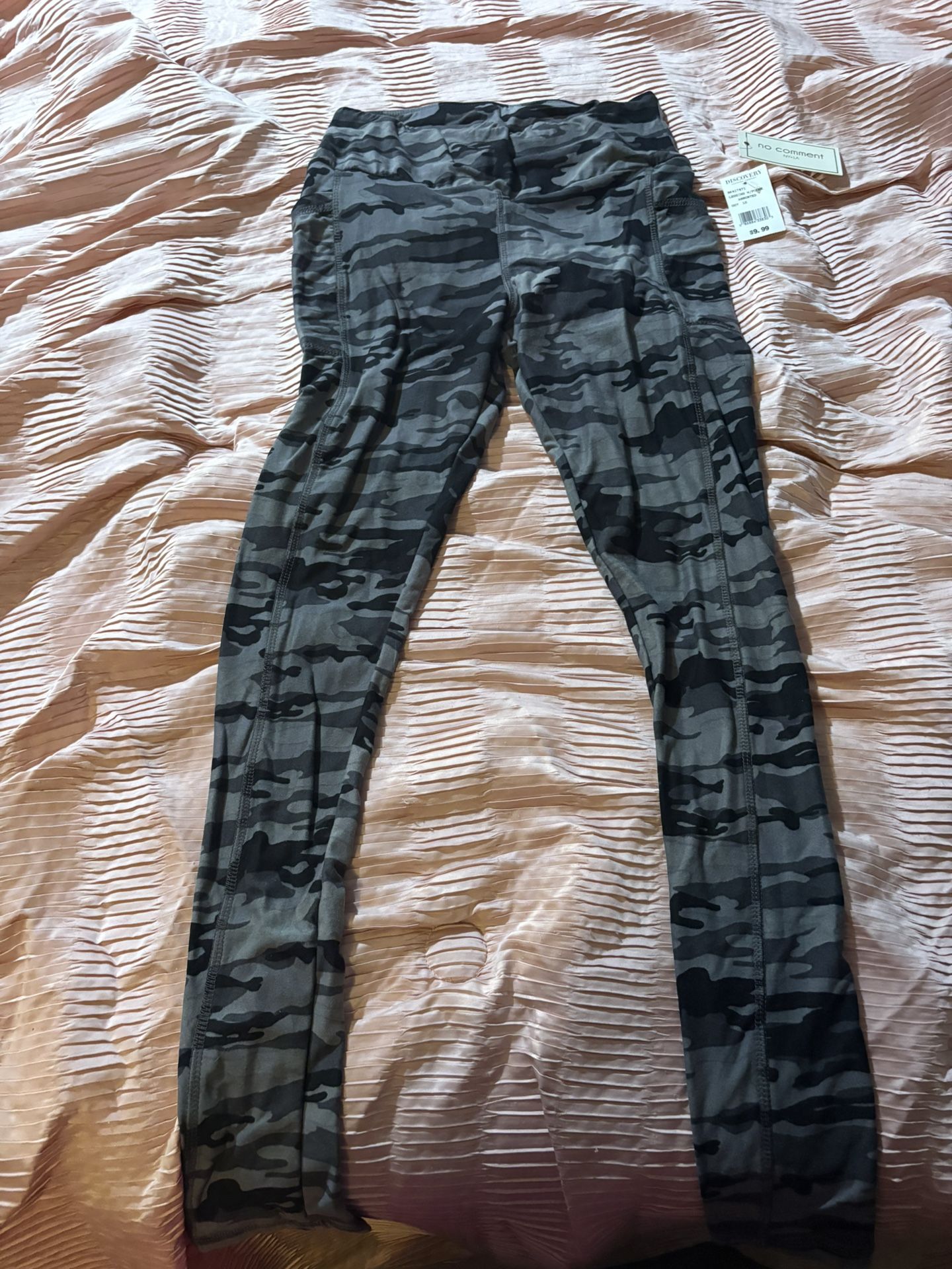 Gray Camouflage Pants