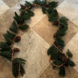Christmas greenery garland almost 8’