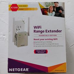 NETGEAR Wi-Fi Range Extender EX6120 - Coverage Up to 1500 Sq Ft and 25 Devices with AC1200 Dual Band Wireless Signal Booster & Repeater (Up to 1200Mbp