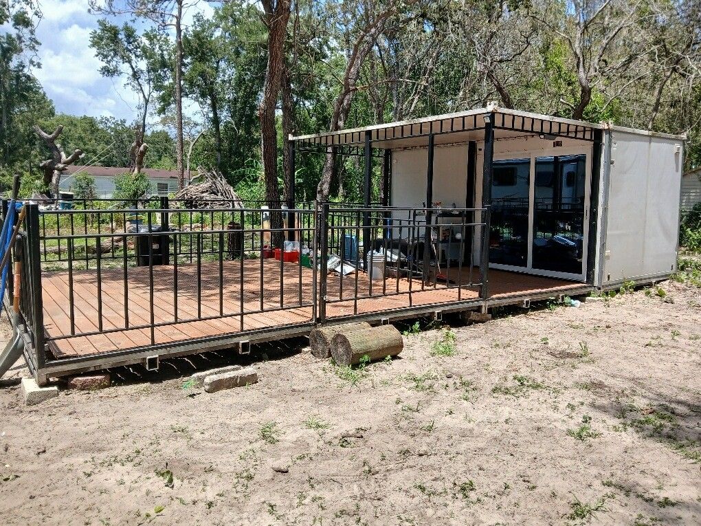 4 Piece Prefab Platform Movable Container