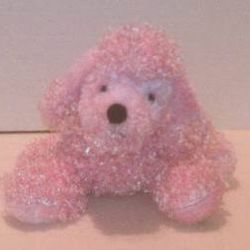 Webkinz pink poodle stuffed dog plush toy no codes