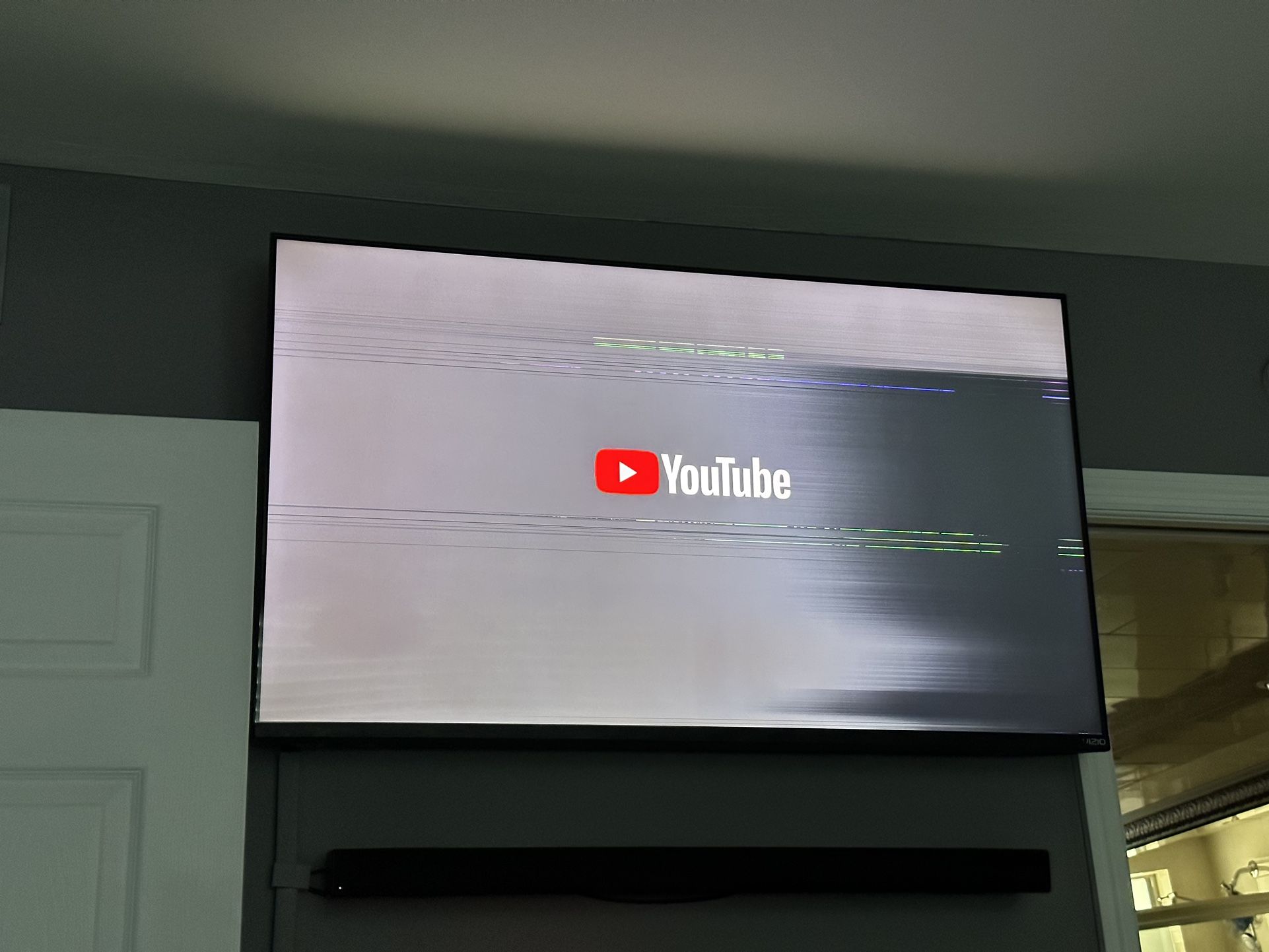 Vizio 50” TV. Faulty Screen. Horizontal Lines On LCD Panel