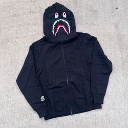 Black Bathing Ape Zip Up