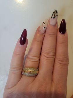 14kt Gold aka 585 Wide Band Ring
