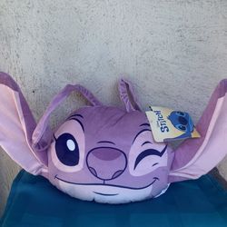 Disney LILO And STITCH Pink Angel Character Pillow..