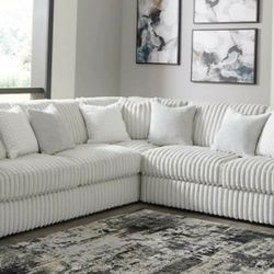3 pc stupendous sectional sofa new