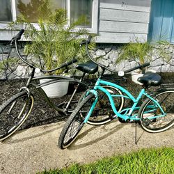 His/Hers Beach, Cruiser Bikes