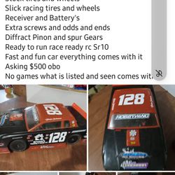 Sr10 Rc Racecar Race Ready For Sale $500 Obo