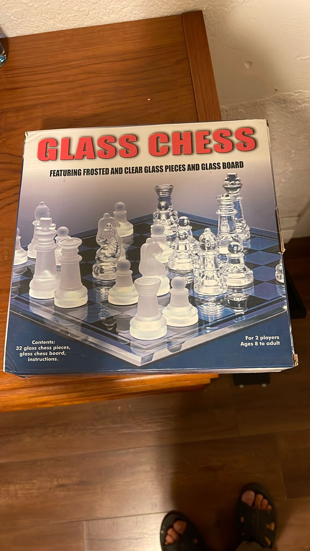Glass Chess Board Set
