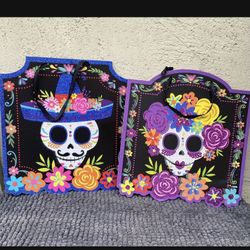 Day Of The Dead Dancing Mariachi Hanging Decor Set…