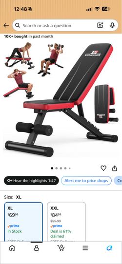 Weight Bench and Floor Mat