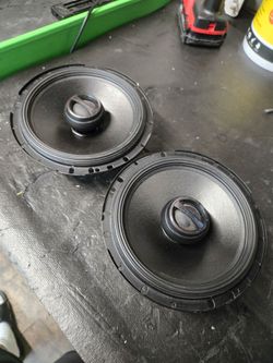 Alpine S-S65 6-1 speakers both