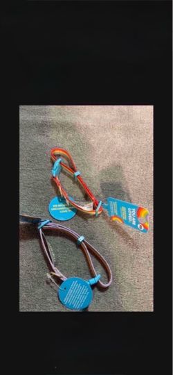 2 TOP PAW. XS. DOG COLLARS. PRIDE 21 RAINBOW COLLAR.