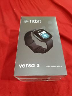 Brand New Sealed Fitbit Versa 3 Black 