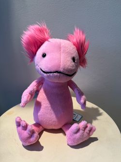 NWT Retired Jellycat Pink Alice Axolotl Plush Stuffed Animal