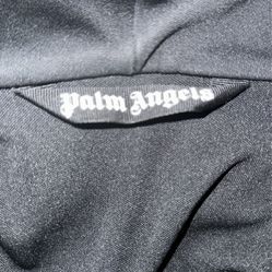 Black And white Palm Angles Hoodie 