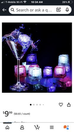 LED Light Up Ice Cubes