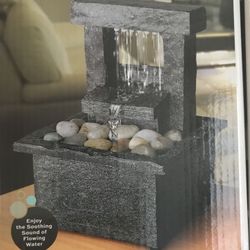 Brand new in box Home collection meditation water fountain decorations