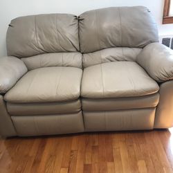 Leather Love Seat Recliner