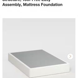 9 in. High Queen Size Box Spring with Heavy Duty Metal Structure