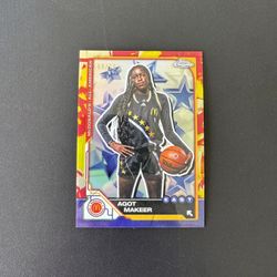 2025 Topps Chrome McDonald's - Tie-Dye #17 Agot Makeer Rookie /25