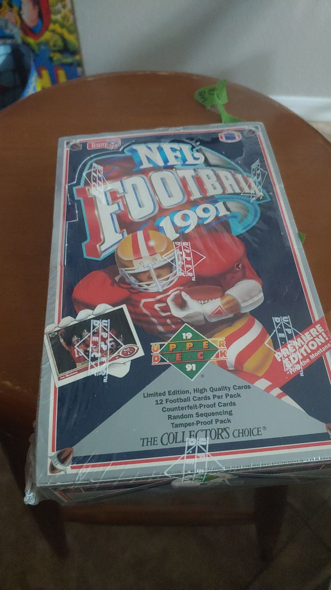1991 Upper Deck football complete sealed box