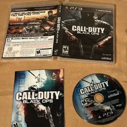 Call Of Duty Black Ops (Sony Playstation 3, PS3) Complete