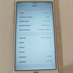 Unlocked iPhone 6S Rose Gold 