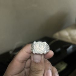 Silver Nugget Ring 