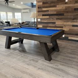 8ft Savannah Pool Table (brand New) Rustic Modern Style Finance Monthly Payment $199