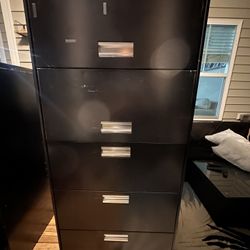 HON Brigade Lateral File Cabinet, 5 Drawers