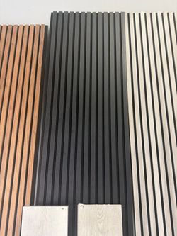 Slat acoustic wall panels