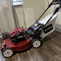 toro recycler 22” self-propelled mower starts first pull