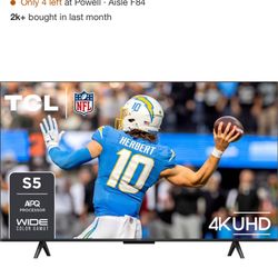 TCL 65" Class S5-Series 4K UHD HDR LED Smart Google TV - 65S551G