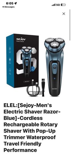 Men's Electric Rotary Shaver Blue