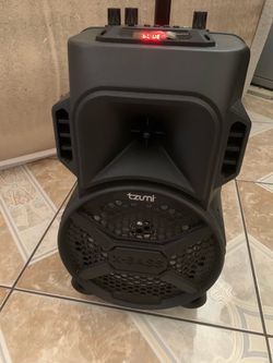Tzumi Megabass V2 LED Bluetooth Karaoke Speaker