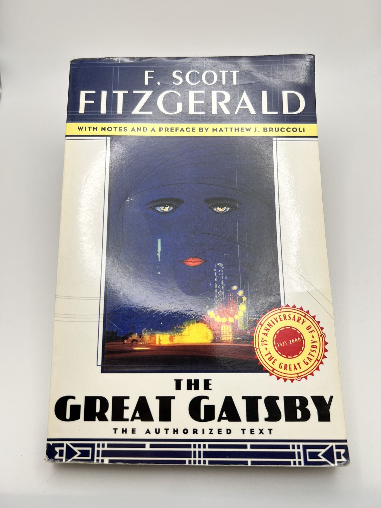 F. Scott Fitzgerald THE GREAT GATSBY The Authorised Text 75th Anniversary Ed