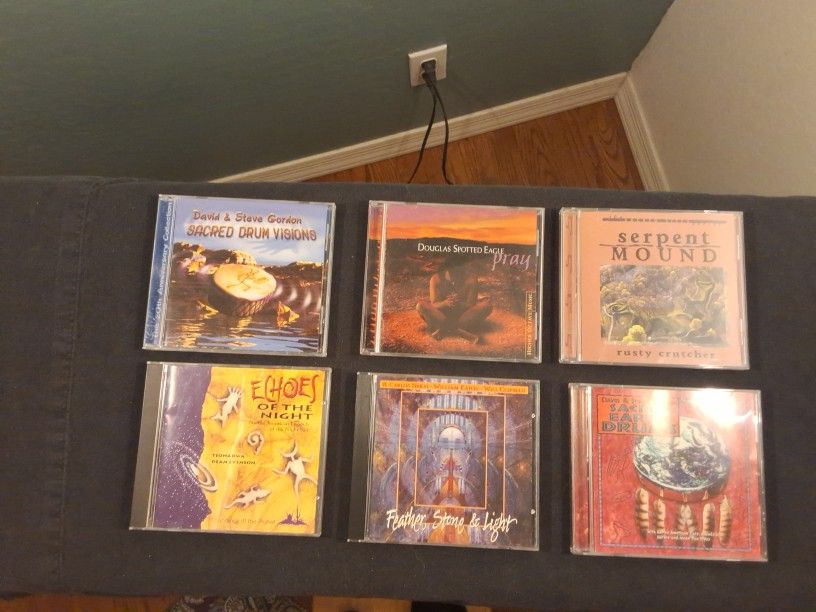 NATIVE AMERICAN Music/Sounds CD Lot