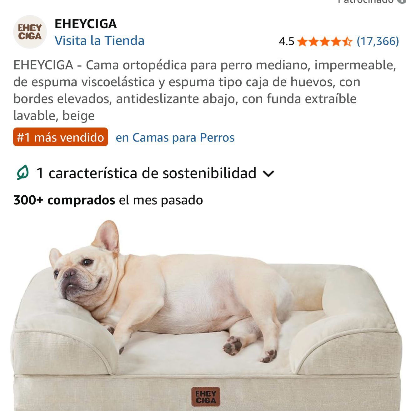 Orthopedic Bed For Médium Dog / Cats