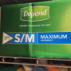 Depend S/M Underwear Men 2 Boxes  $15