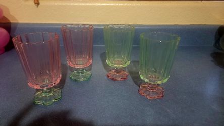 Pastel Flower Glasses