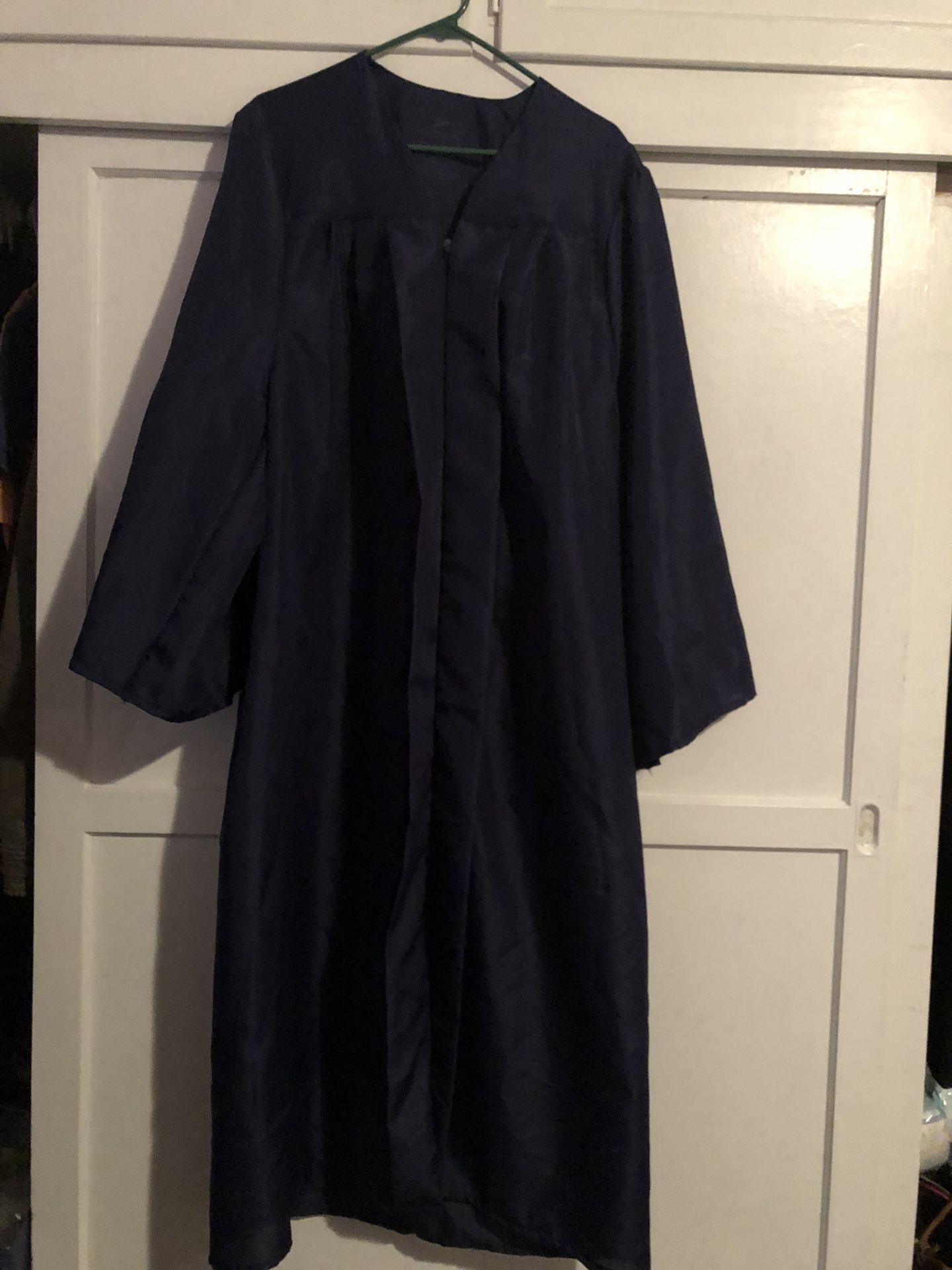 Graduation gown navy blue. Size 5’10-6’0