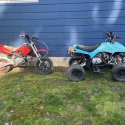 110cc Quad & 124cc Ricardo Pit Bike 