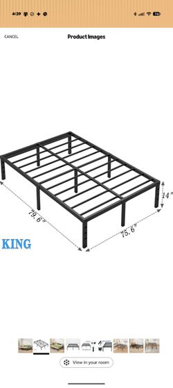 King Mattress and Frame