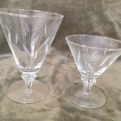 Crystal Etched Glasses