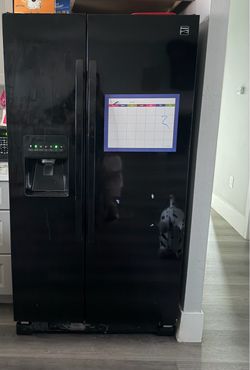 Kenmore Black Side-by-Side Refrigerator