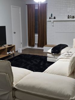 6pc Beige Modular Sofa