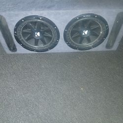 Kicker dual 10” subwoofer box 🔊